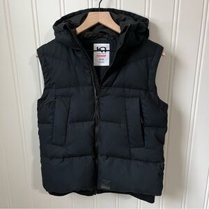 Kari Traa Black Puffer Vest with Hood